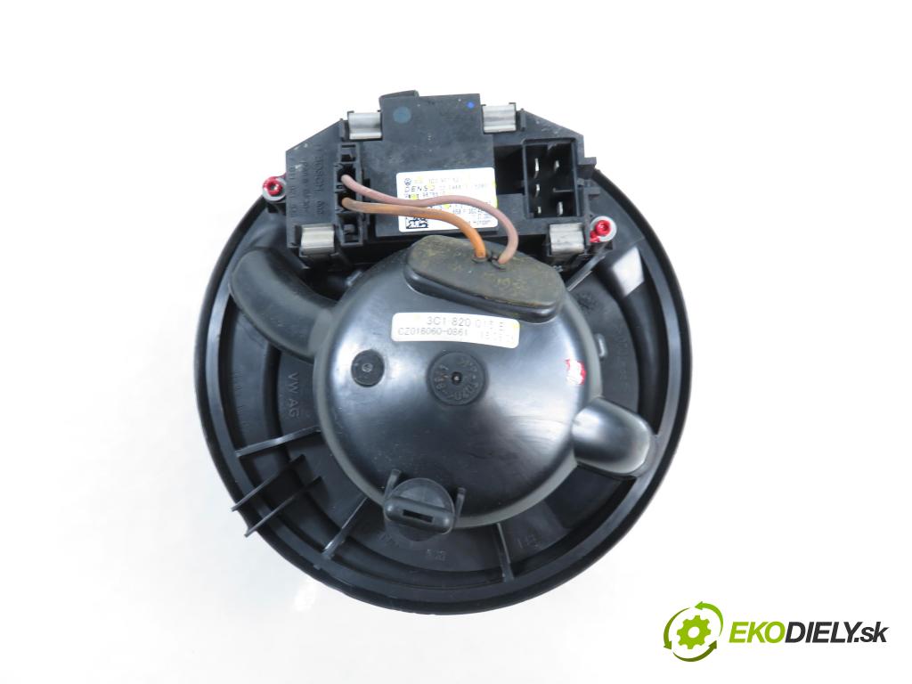 VW GOLF PLUS (5M1, 521) HB 2006 66,00 1.9 TDI - BRU 1896,00 ventilátor větráku 3C1820015E ; 3C0907521 ; F011500002