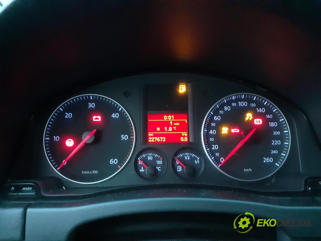 VW GOLF PLUS (5M1, 521) HB 2006 66,00 1.9 TDI - BRU 1896,00 prístrojovka elektrický 1K0920862B ; VP6V1F10849HB