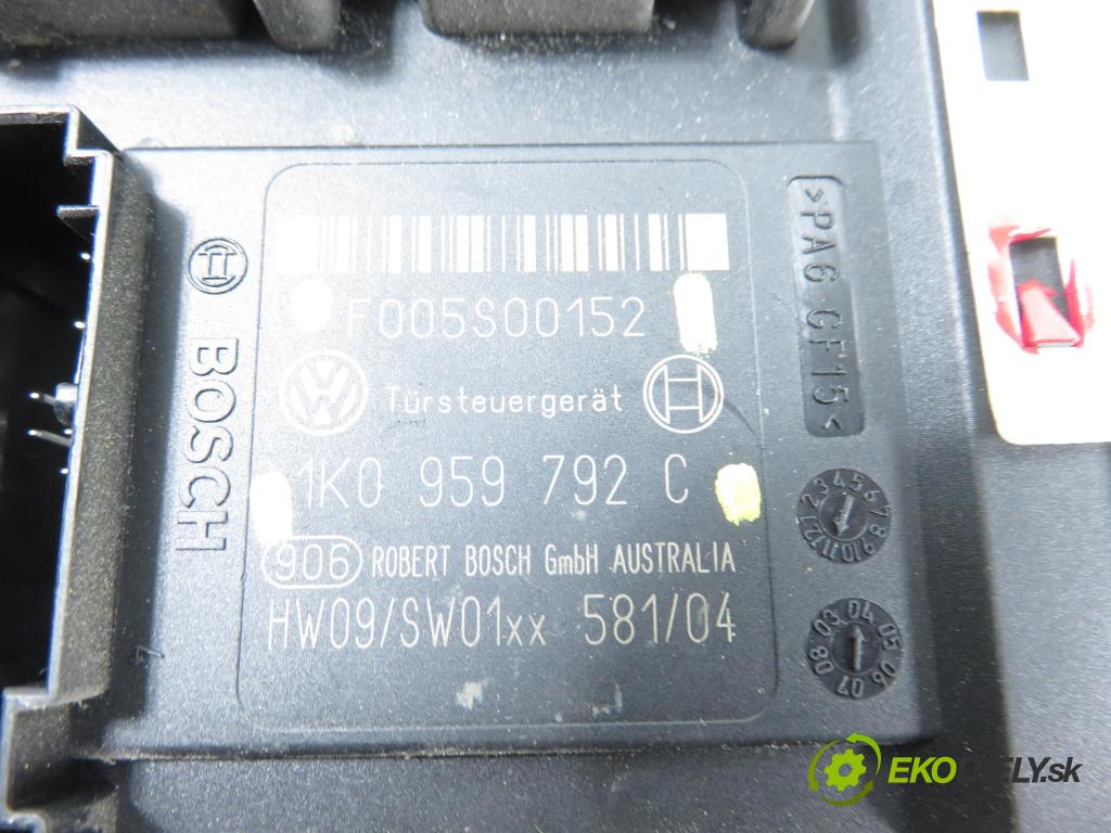 VW GOLF PLUS (5M1, 521) HB 2006 66,00 1.9 TDI - BRU 1896,00 mechanismus oken PPE 1K0959792C ; 5M0837462 ; 5M1837402