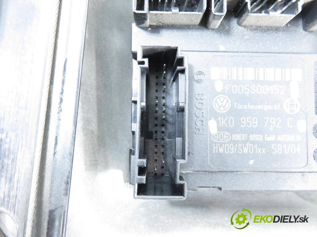 VW GOLF PLUS (5M1, 521) HB 2006 66,00 1.9 TDI - BRU 1896,00 mechanismus oken PPE 1K0959792C ; 5M0837462 ; 5M1837402