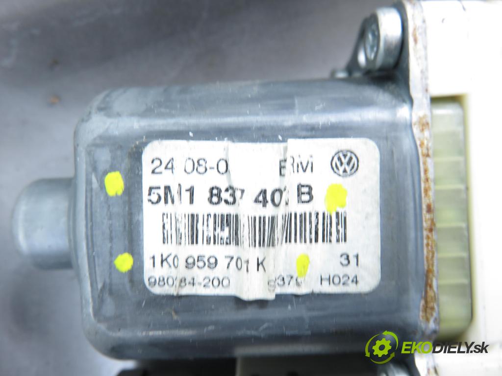 VW GOLF PLUS (5M1, 521) HB 2006 66,00 1.9 TDI - BRU 1896,00 mechanismus oken 1K0959793C ; 5M1837401B ; 5M0837461