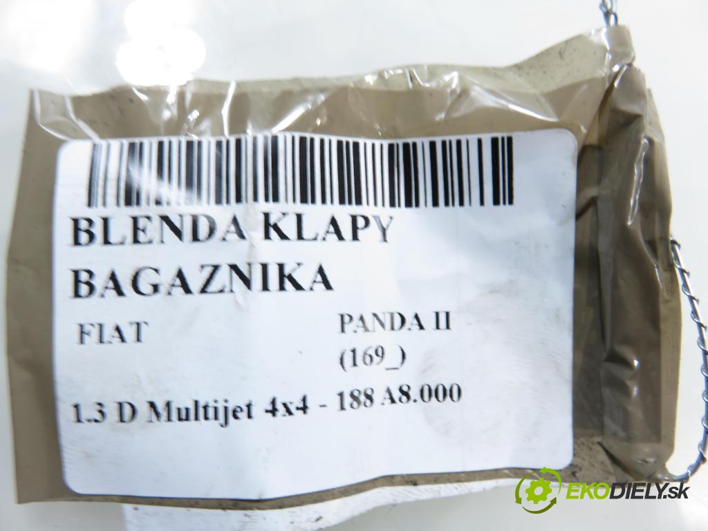 FIAT PANDA (169_) HB 2008 51,00 1.3 D Multijet 4x4 - 188 A8.000 1248,00 zadní část - čelo dveří kufr 