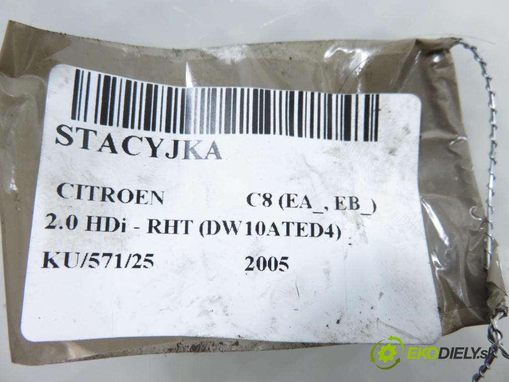 CITROEN C8 (EA_, EB_) MINIVAN 2005 0,00 2.0 HDi - RHT (DW10ATED4) 1997,00 spinačka 36353100 ; 9648445180 (Spínacia skrinka)