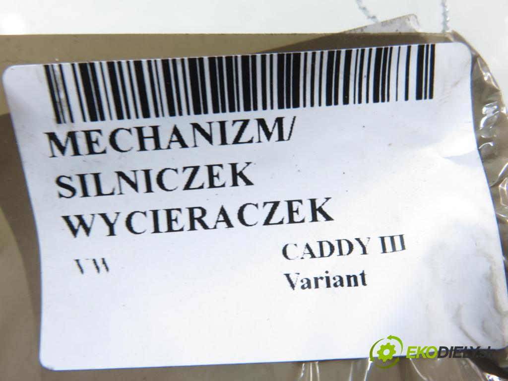 VW CADDY III Variant (2KB, 2KJ, 2CB, 2CJ) KOMBIVAN 2005 77,00 1.9 TDI - BJB 1896,00 MECHANISMUS/ motorek stěračů 2K1955119C ; 1397220503