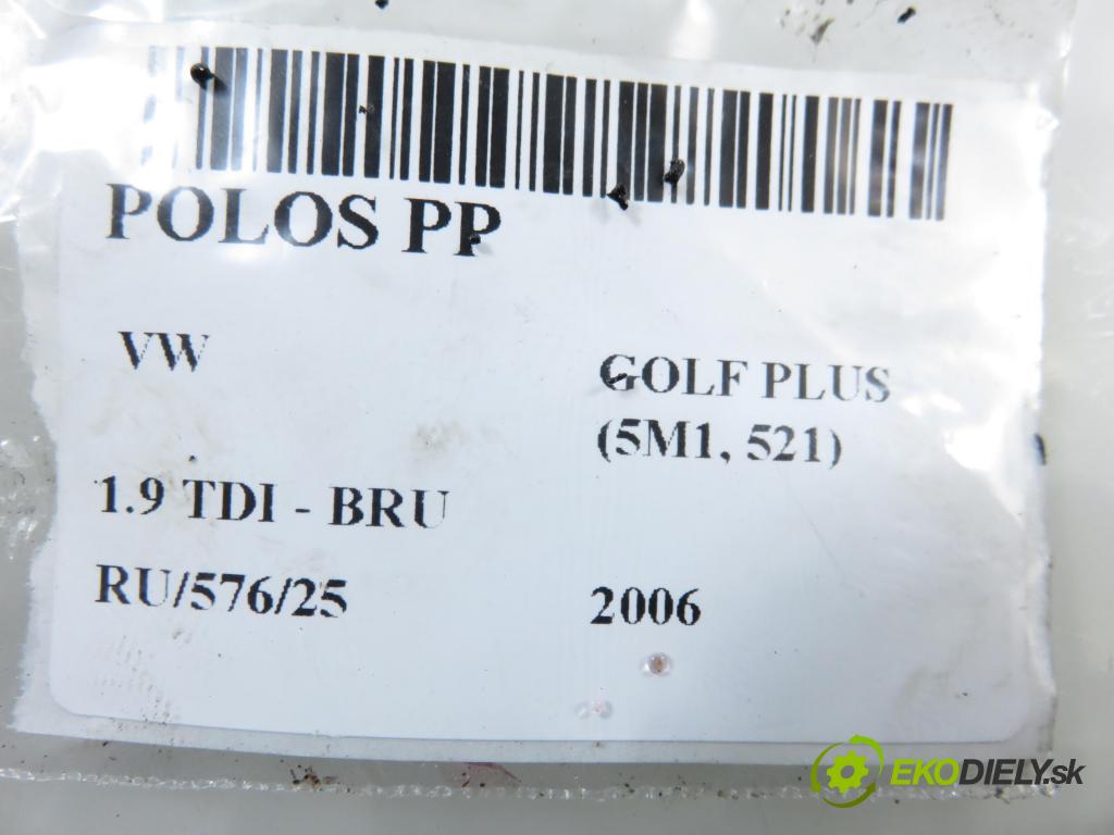 VW GOLF PLUS (5M1, 521) HB 2006 66,00 1.9 TDI - BRU 1896,00 Poloos PP 