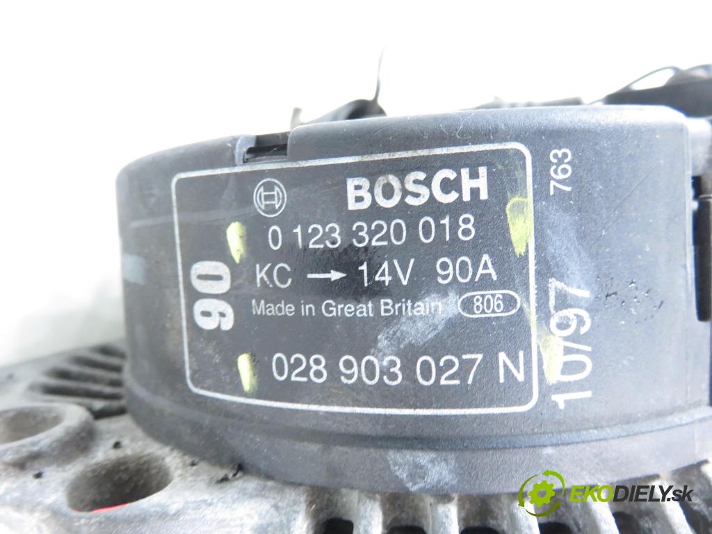 VW LT 28-46 II Platforma / podwozie (2DC, 2DF, 2DG, 2DL, 2DM) KABINA/PLATFORMA 1999 75,00 2.5 TDI - AHD 2461,00 Alternátor 028903027N ; 0123320018 (Alternátor)