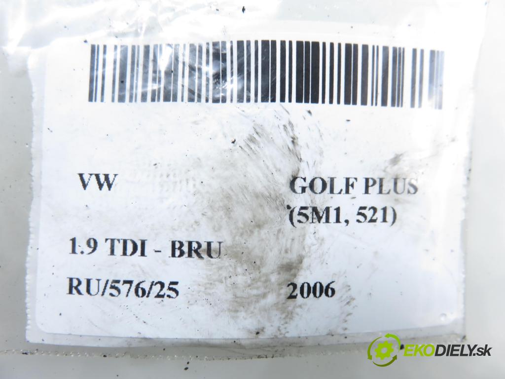 VW GOLF PLUS (5M1, 521) HB 2006 66,00 1.9 TDI - BRU 1896,00 lamela kotouč brzdová ZADNÍ: 