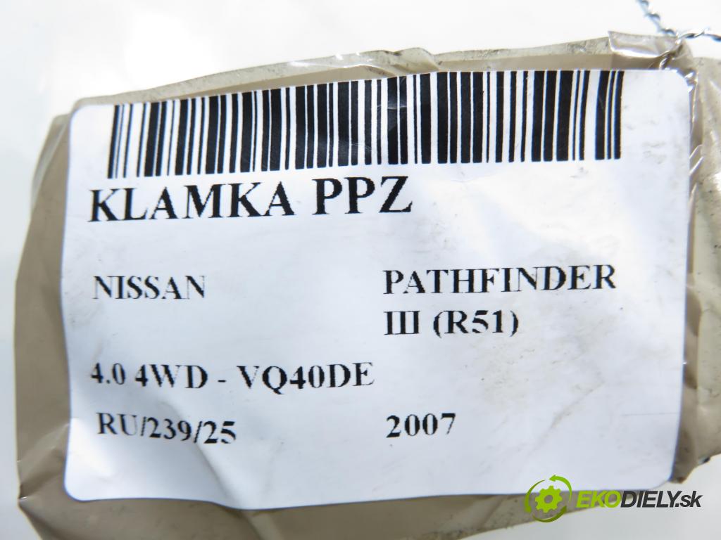 NISSAN PATHFINDER III (R51) TERENOWY 2007 198,00 4.0 4WD 269 - VQ40DE 3954,00 klika 