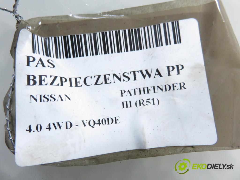 NISSAN PATHFINDER III (R51) TERENOWY 2007 198,00 4.0 4WD 269 - VQ40DE 3954,00 držák BEZPEČNOST PP 98860EA000