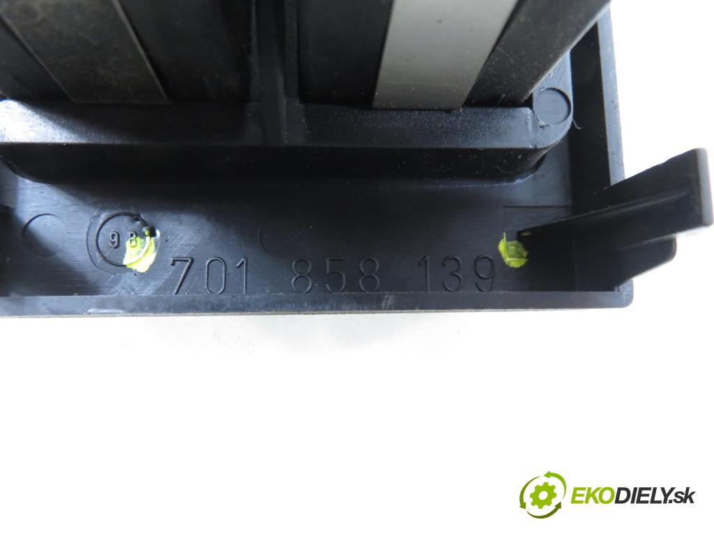 VW TRANSPORTER IV Platforma / podwozie (70E, 70L, 70M, 7DE, 7DL KABINA/PLATFORMA 1998 55,00 2.4 D - AJA 2370,00 prepínač výstražných (núdzových) 703953235 ; 701858139