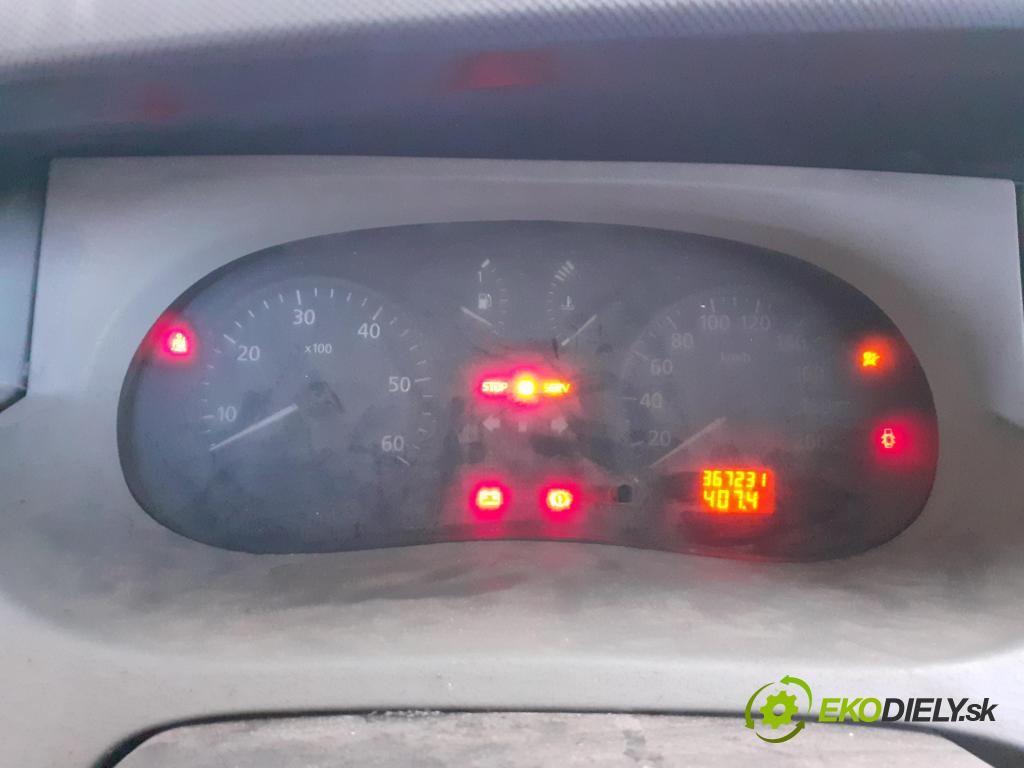 RENAULT TRAFIC II Skrzynia (FL) FURGON 2002 74,00 1.9 dCi 100 - F9Q 760 1870,00 prístrojovka elektrický P8200006337A