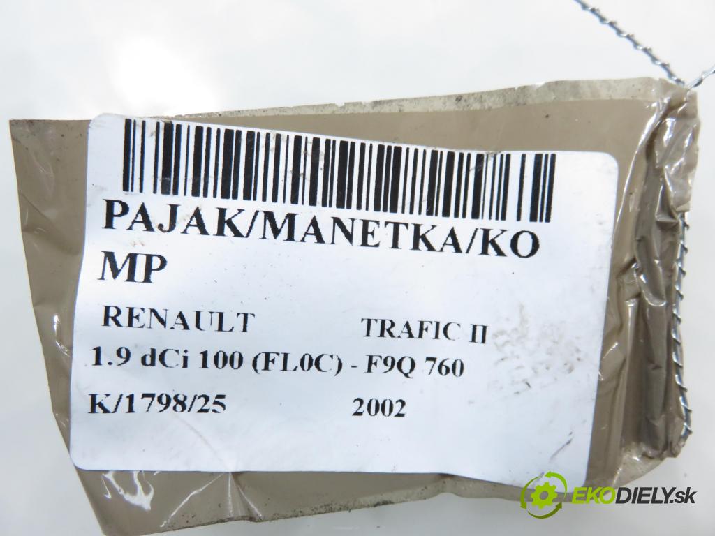 RENAULT TRAFIC II Skrzynia (FL) FURGON 2002 74,00 1.9 dCi 100 - F9Q 760 1870,00 PAKA/ŘAZENÍ/SADA: 8200070266 ; 91167048C