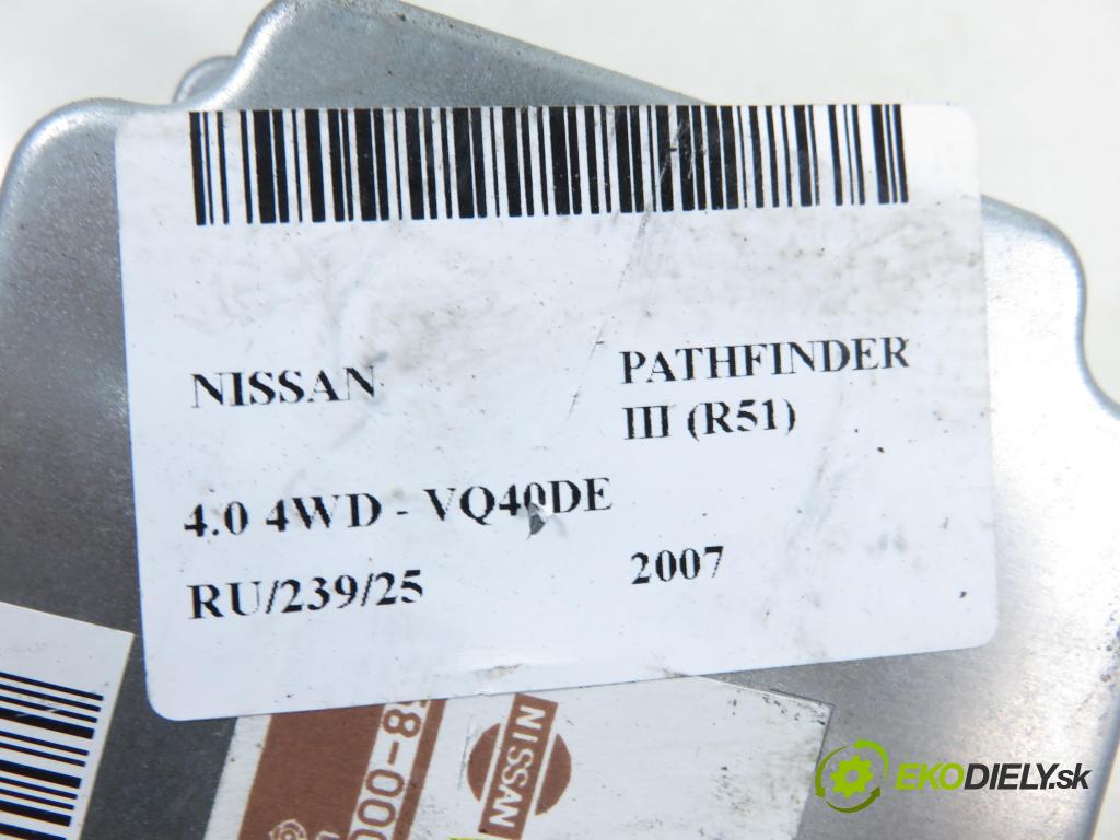 NISSAN PATHFINDER III (R51) TERENOWY 2007 198,00 4.0 4WD 269 - VQ40DE 3954,00 Riadiaca jednotka prevodovky 330843X41D