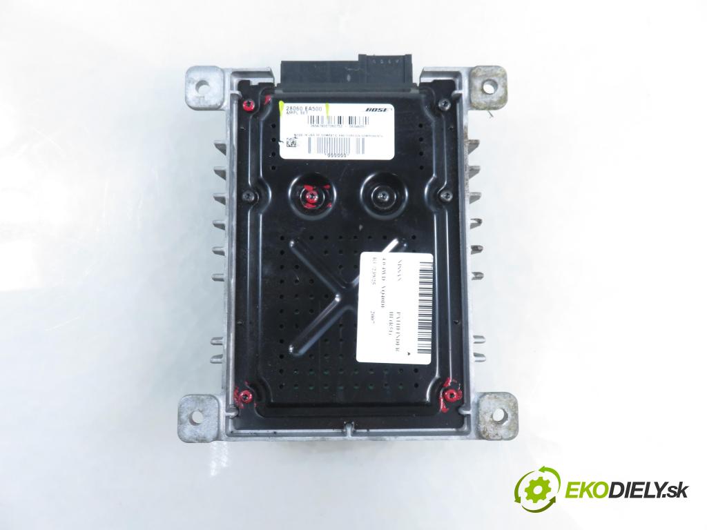 NISSAN PATHFINDER III (R51) TERENOWY 2007 198,00 4.0 4WD 269 - VQ40DE 3954,00 zesilovač 28060EA500 (Zesilovač)