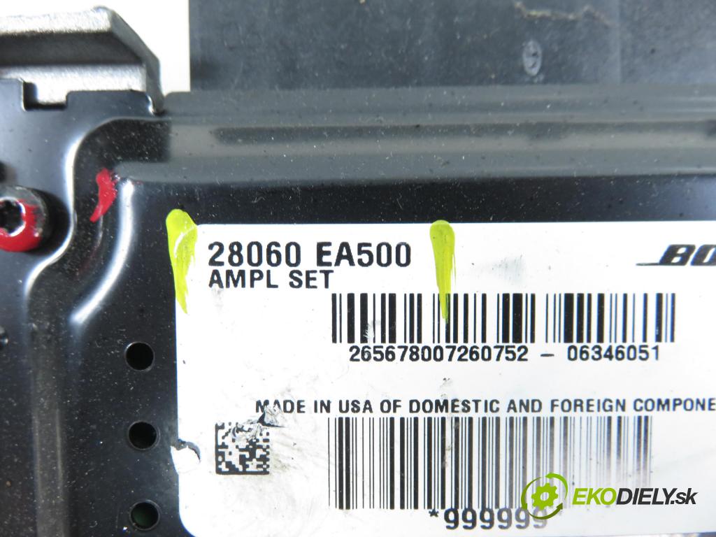 NISSAN PATHFINDER III (R51) TERENOWY 2007 198,00 4.0 4WD 269 - VQ40DE 3954,00 zesilovač 28060EA500 (Zesilovač)