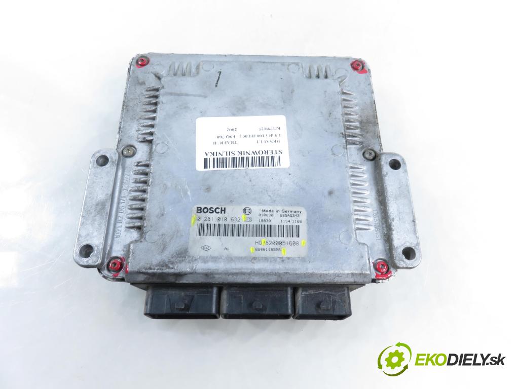 RENAULT TRAFIC II Skrzynia (FL) FURGON 2002 74,00 1.9 dCi 100 - F9Q 760 1870,00 Riadiaca jednotka Motor 8200051608 ; 8200118526 ; 0281010632