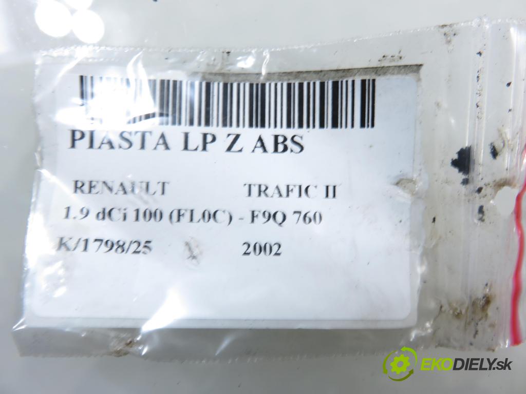 RENAULT TRAFIC II Skrzynia (FL) FURGON 2002 74,00 1.9 dCi 100 - F9Q 760 1870,00 náboj LP ABS 