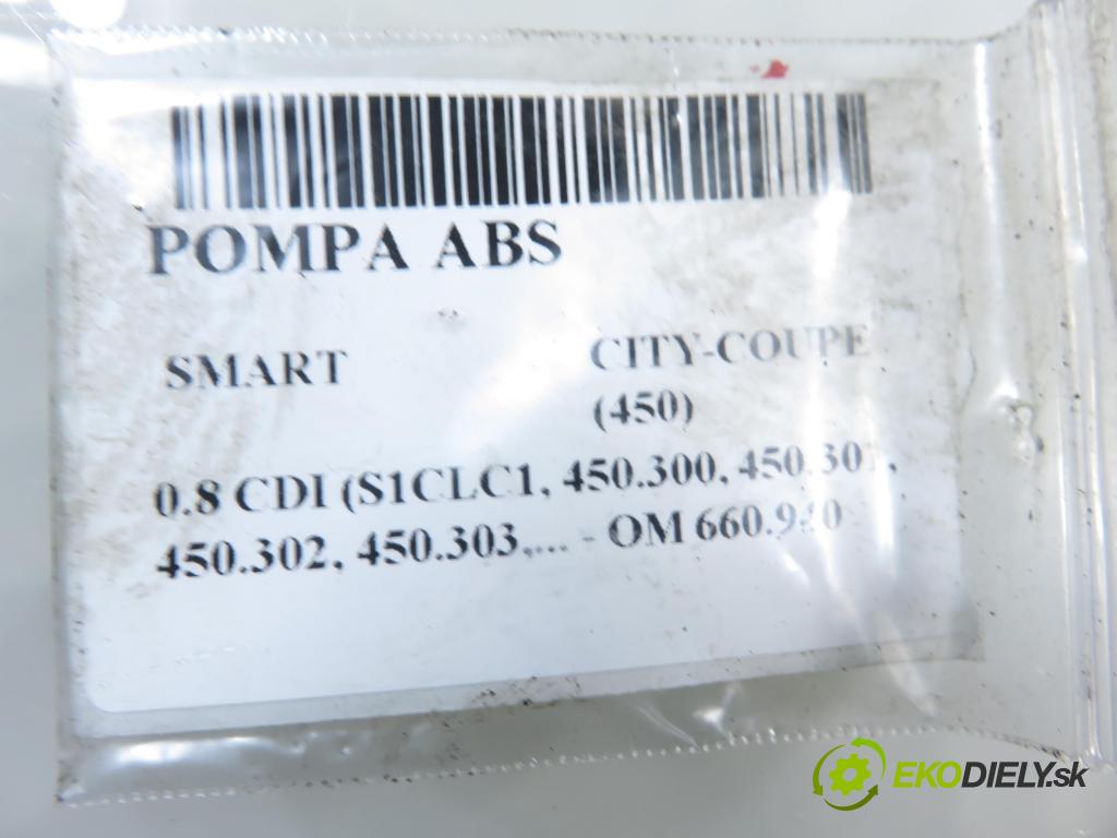 SMART CITY-COUPE (450) HB 2001 30,00 0.8 CDI R3 41 - OM 660.940 799,00 pumpa ABS 0273004530 (Pumpa ABS)