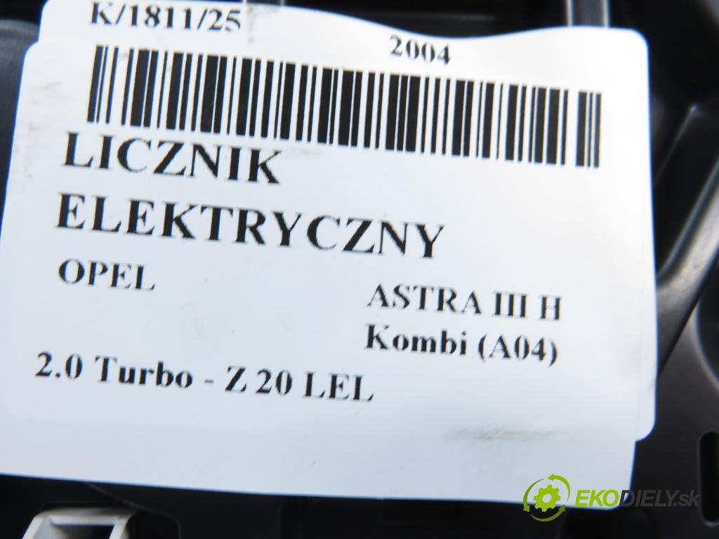 OPEL ASTRA H Kombi (A04) KOMBI 2004 125,00 2.0 Turbo - Z 20 LEL 1998,00 prístrojovka elektrický 13172026RS