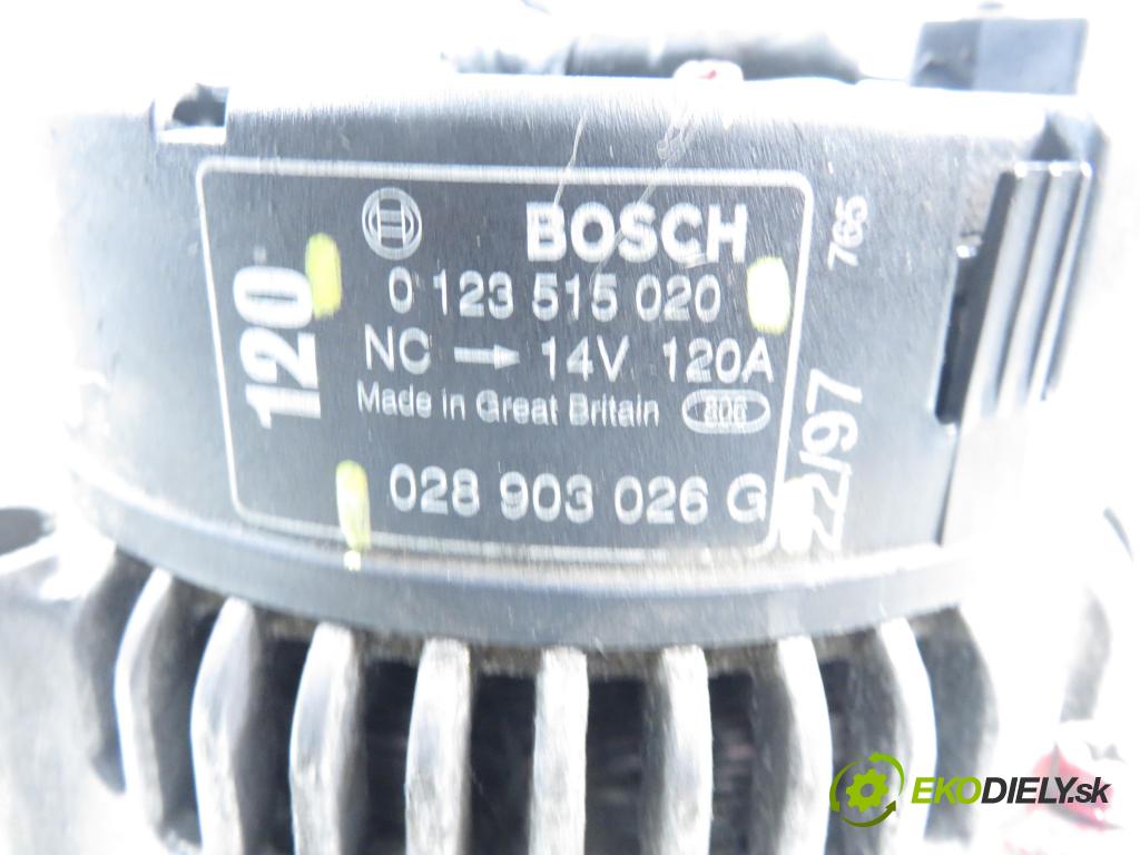 VW SHARAN (7M8, 7M9, 7M6) MINIVAN 1997 81,00 1.9 TDI 110 - AFN 1896,00 Alternátor 028903026G ; 0123515020 (Alternátor)