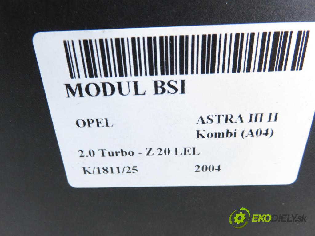 OPEL ASTRA H Kombi (A04) KOMBI 2004 125,00 2.0 Turbo - Z 20 LEL 1998,00 MODUL BSI 13180775DL ; 5DK00866951