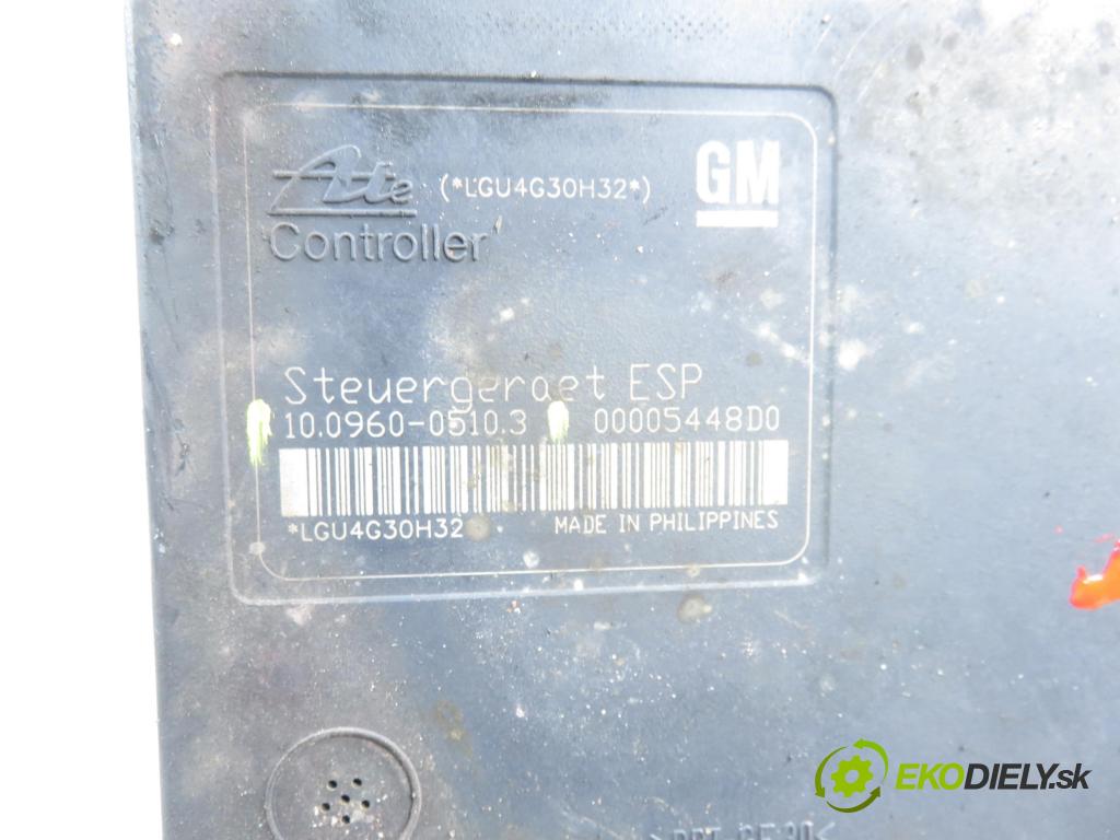 OPEL ASTRA H Kombi (A04) KOMBI 2004 125,00 2.0 Turbo - Z 20 LEL 1998,00 Pumpa ABS 10096005103 ; 13157577GX ; 10020601274 (Pumpa ABS)