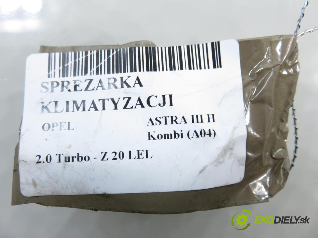 OPEL ASTRA H Kombi (A04) KOMBI 2004 125,00 2.0 Turbo - Z 20 LEL 1998,00 KOMPRESOR: klimatizace 13139055 (Kompresor klimatizace)