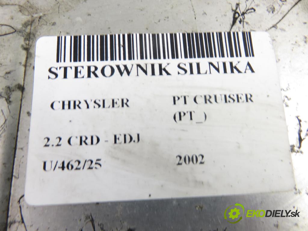 CHRYSLER PT CRUISER (PT_) HB 2002 89,00 2.2 CRD 121 - EDJ 2148,00 Riadiaca jednotka Motor P05033032AF ; 0281010292