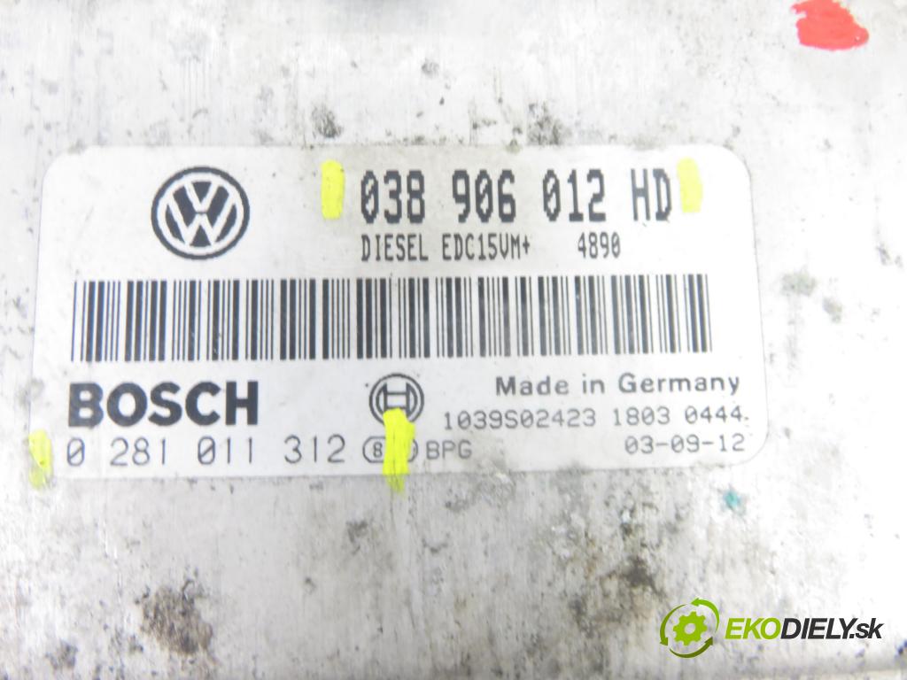 SEAT LEON (1M1) HB 2003 66,00 1.9 TDI 90 - ALH 1896,00 Riadiaca jednotka Motor 038906012HD ; 0281011312