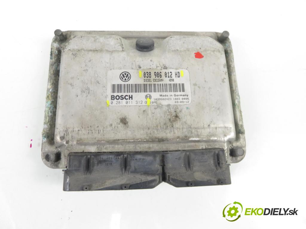 SEAT LEON (1M1) HB 2003 66,00 1.9 TDI 90 - ALH 1896,00 Riadiaca jednotka Motor 038906012HD ; 0281011312