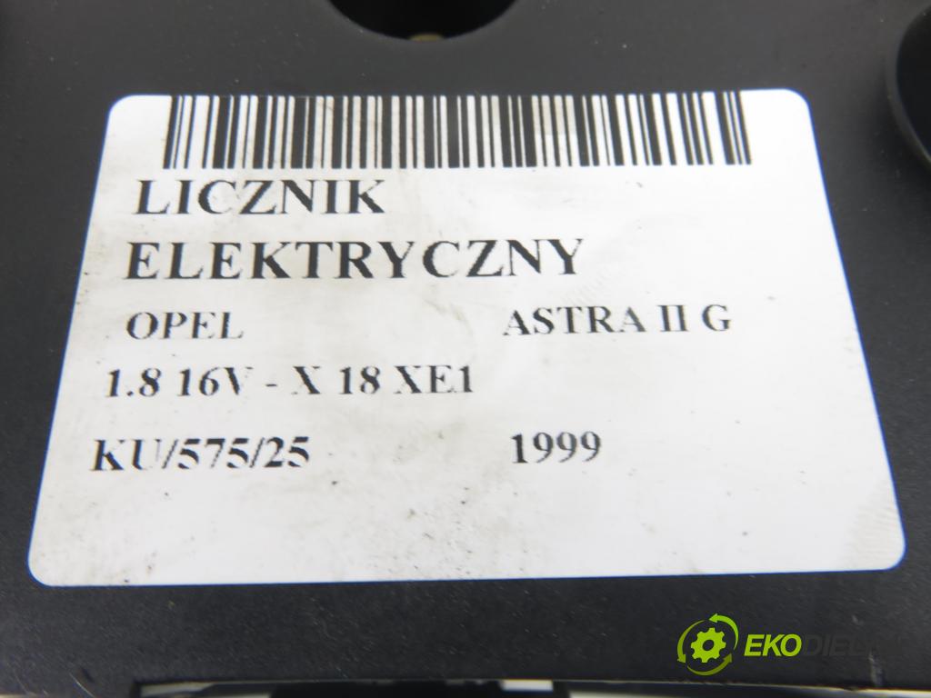 OPEL ASTRA G liftback (T98) HB 1999 85,00 1.8 16V - X 18 XE1 1796,00 Prístrojovka elektrický 09181220CJ