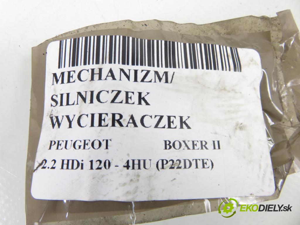 PEUGEOT BOXER Skrzynia FURGON 2007 88,00 2.2 HDi 120 - 4HU (P22DTE) 2198,00 Motorček stieračov 1363338080