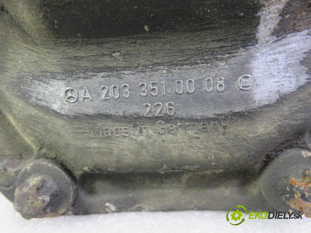 MERCEDES-BENZ KLASA C (W203) SEDAN 2003 85,00 C 200 CDI 116 - OM 611.962 2148,00 diferenciál A2033510008 ; 265