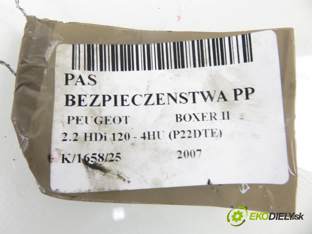 PEUGEOT BOXER Skrzynia FURGON 2007 88,00 2.2 HDi 120 - 4HU (P22DTE) 2198,00 Držiak bezpečnostný PP 04167126