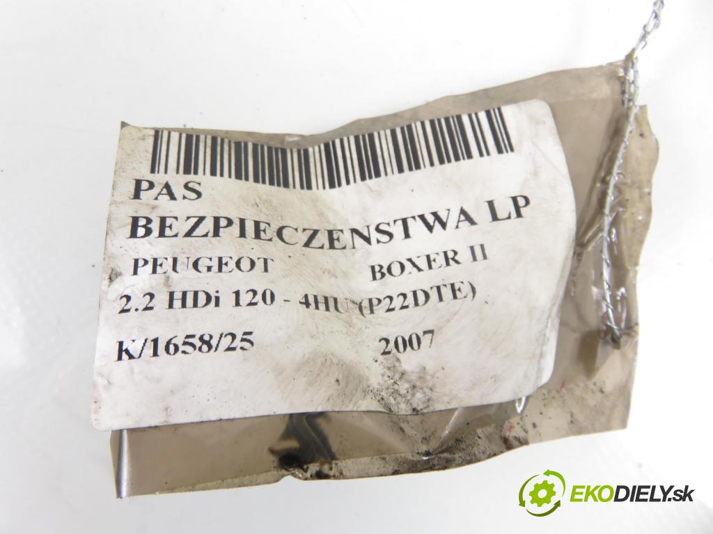 PEUGEOT BOXER Skrzynia FURGON 2007 88,00 2.2 HDi 120 - 4HU (P22DTE) 2198,00 Držiak bezpečnostný LP 04167126
