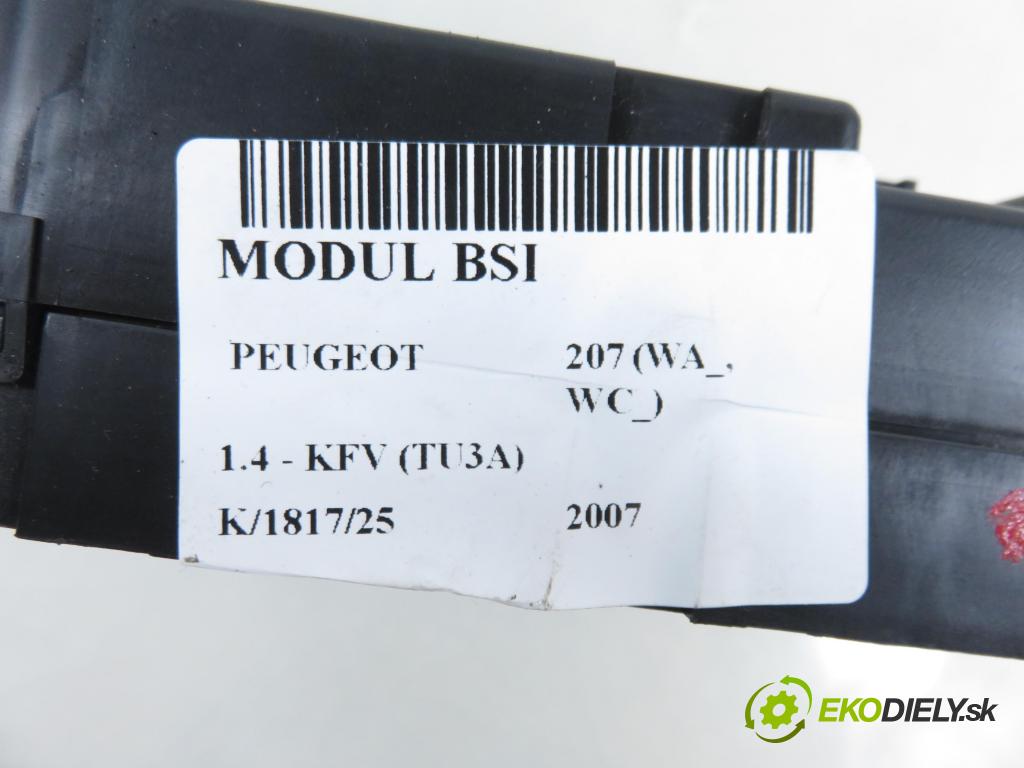 PEUGEOT 207 (WA_, WC_) HB 2007 54,00 1.4 - KFV (TU3A) 1360,00 MODUL BSI 9659285380