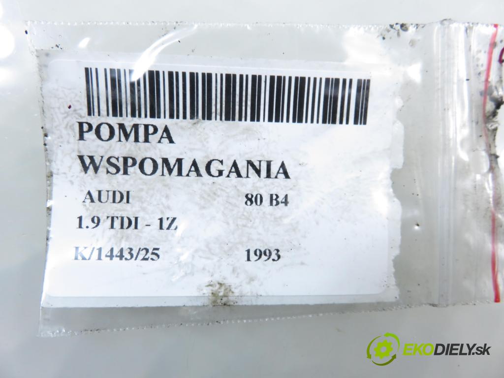 AUDI 80 (8C, B4) SEDAN 1993 66,00 1.9 TDI - 1Z 1896,00 Pumpa servočerpadlo 050145155A ; 7681955186 (Servočerpadlo)