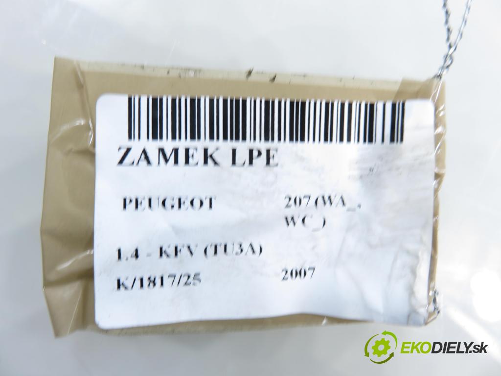 PEUGEOT 207 (WA_, WC_) HB 2007 54,00 1.4 - KFV (TU3A) 1360,00 zámok 24090816