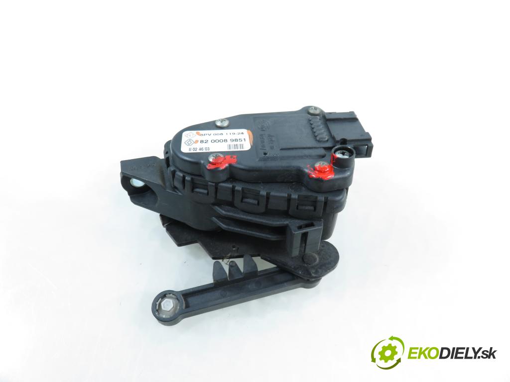 RENAULT KANGOO (KC0/1_) MINIVAN 2004 60,00 1.5 dCi 80 - K9K 702 1461,00 Potenciometer plynu 8200089851 ; 6PV00811924 (Potenciometer plynového pedálu)