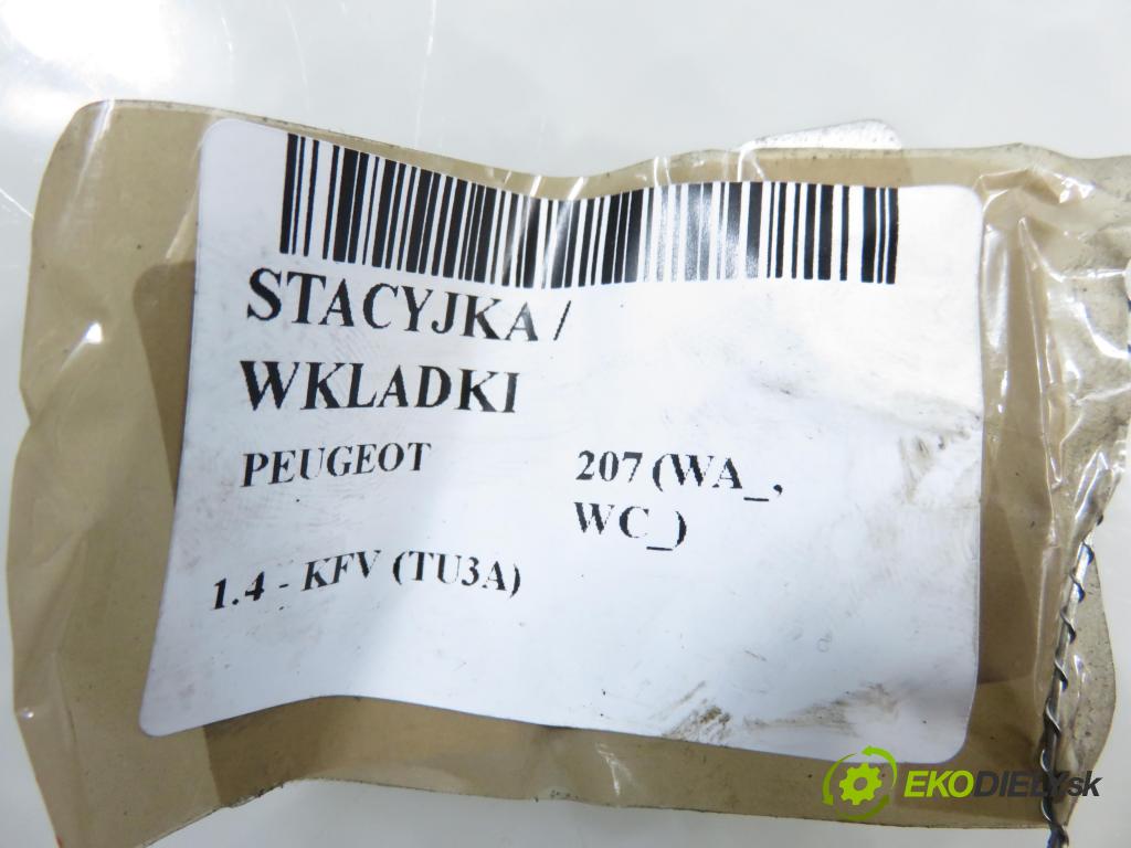 PEUGEOT 207 (WA_, WC_) HB 2007 54,00 1.4 - KFV (TU3A) 1360,00 spínačka / VLOŽKY 9663123280