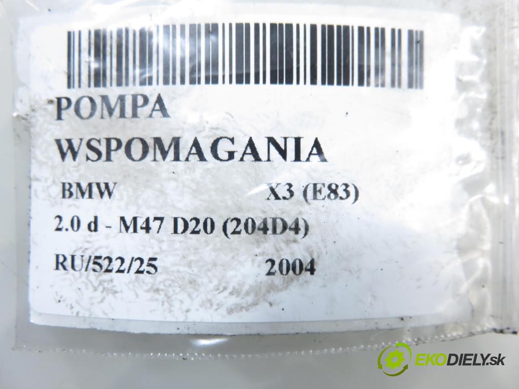 BMW X3 (E83) SUV 2004 110,00 2.0 d 150 - M47 D20 (204D4) 1995,00 Pumpa servočerpadlo 7692974536 (Servočerpadlo)