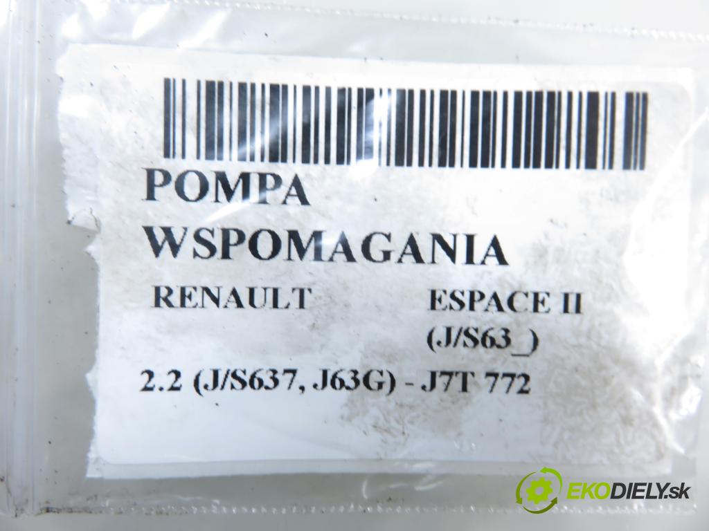 RENAULT ESPACE II (J/S63_) MINIVAN 1995 79,00 2.2 108 - J7T 772 2165,00 pumpa servočerpadlo  (Servočerpadlo)