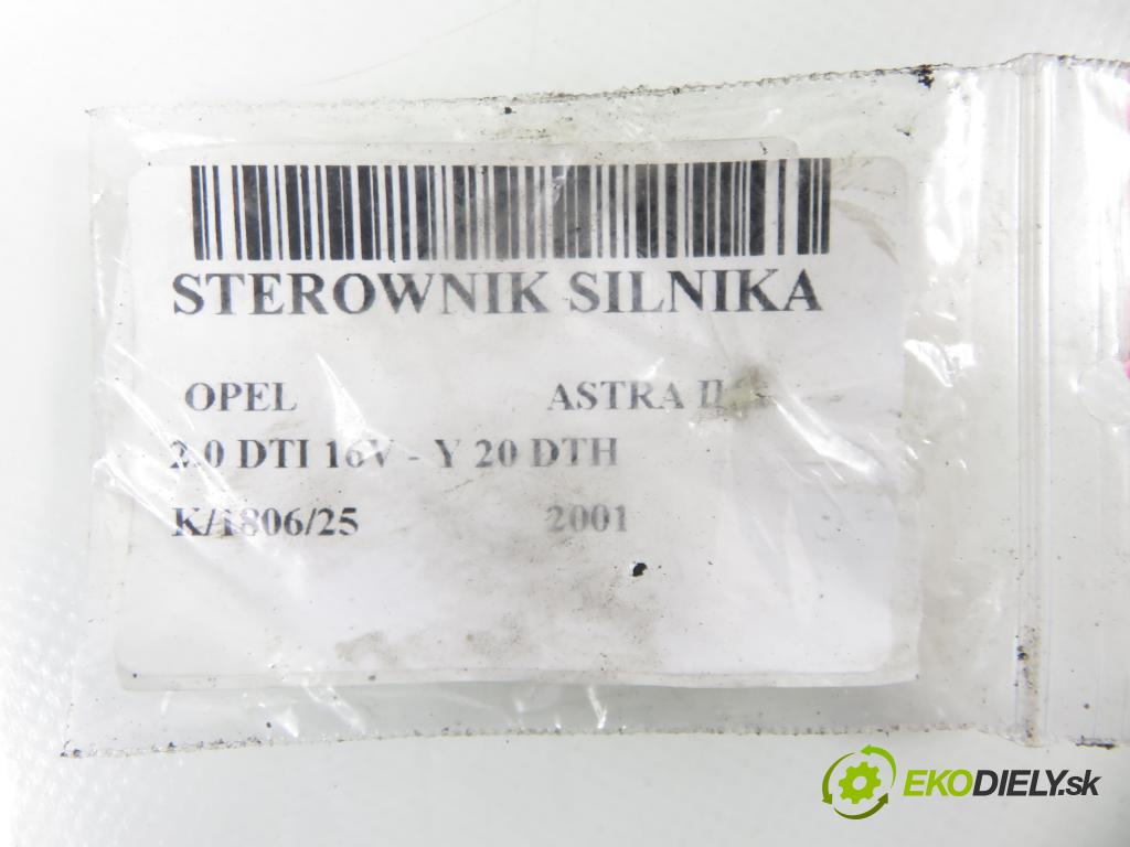 OPEL ASTRA G liftback (T98) HB 2001 74,00 2.0 DTI 16V - Y 20 DTH 1995,00 Riadiaca jednotka Motor 24462347