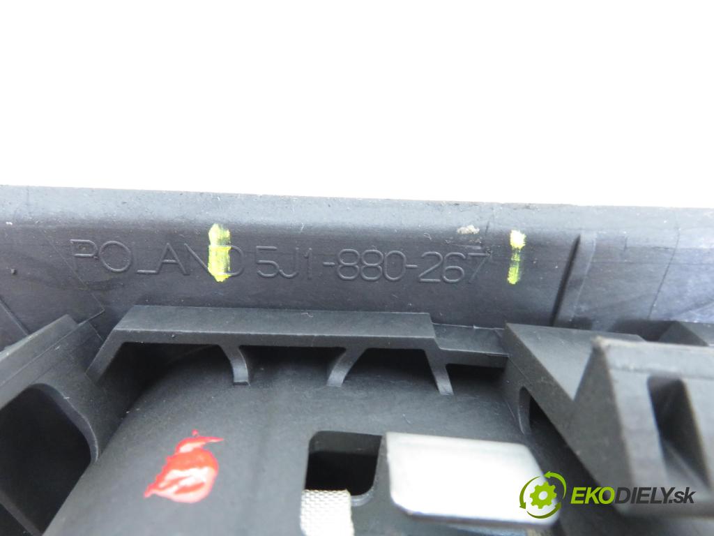 SKODA FABIA II Combi (545) KOMBI 2011 77,00 1.2 TSI - CBZB 1197,00 AirBag air BAG CESTUJÍCÍ: 5J1880202D ; 5J1880267