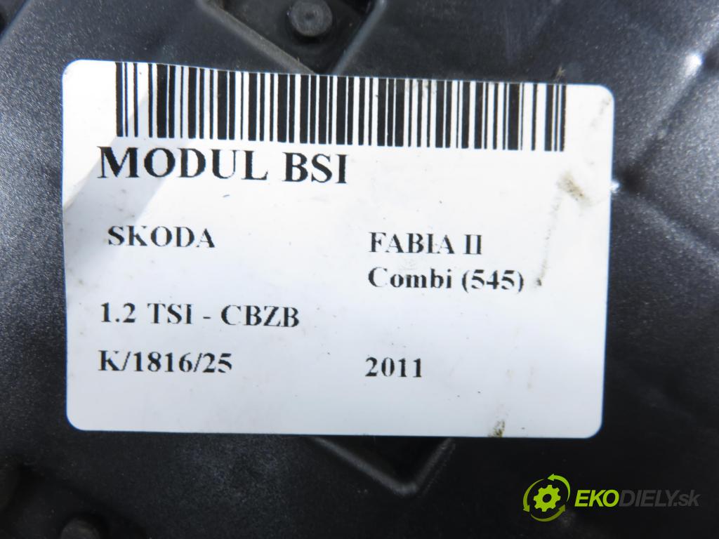 SKODA FABIA II Combi (545) KOMBI 2011 77,00 1.2 TSI - CBZB 1197,00 MODUL BCM 6R0937086H