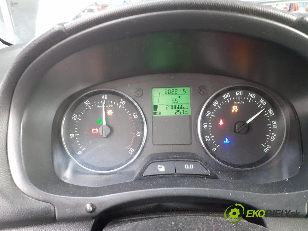 SKODA FABIA II Combi (545) KOMBI 2011 77,00 1.2 TSI - CBZB 1197,00 prístrojovka elektrický 5J0920810E
