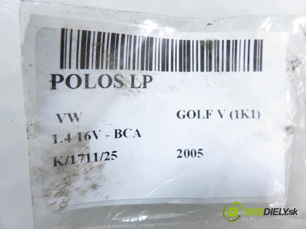 VW GOLF V (1K1) HB 2005 55,00 1.4 16V - BCA 1390,00 Poloos LP 