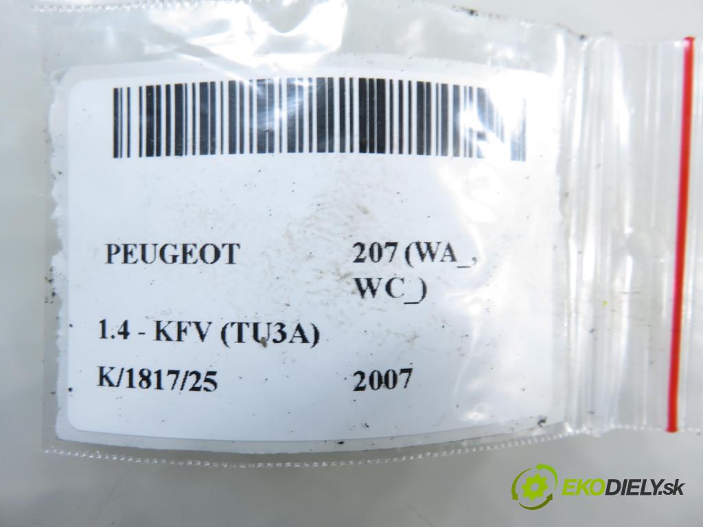 PEUGEOT 207 (WA_, WC_) HB 2007 54,00 1.4 - KFV (TU3A) 1360,00 vložka svetla ľavy zadné VP5PFX13N005AA