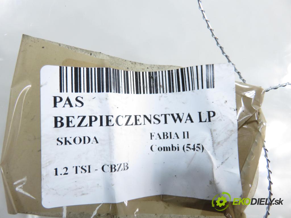 SKODA FABIA II Combi (545) KOMBI 2011 77,00 1.2 TSI - CBZB 1197,00 držák BEZPEČNOST LP 5J0857701B ; 34066169