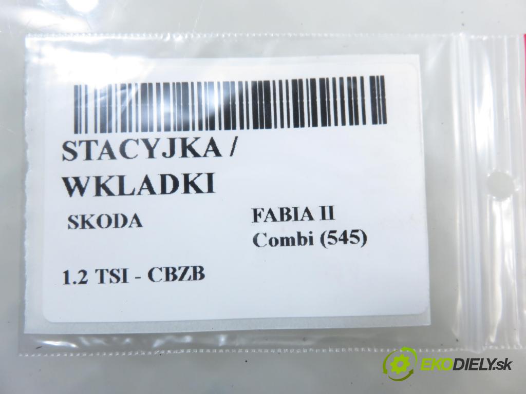SKODA FABIA II Combi (545) KOMBI 2011 77,00 1.2 TSI - CBZB 1197,00 spínačka / VLOŽKY 4B0905851C